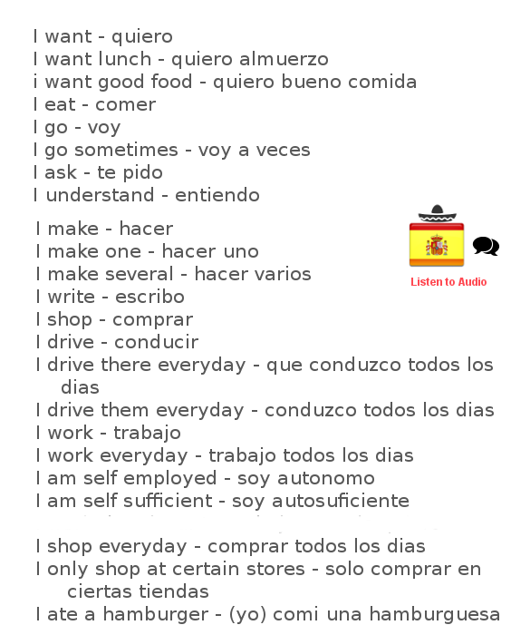 Listen to Audio Translation for Pronoun, I